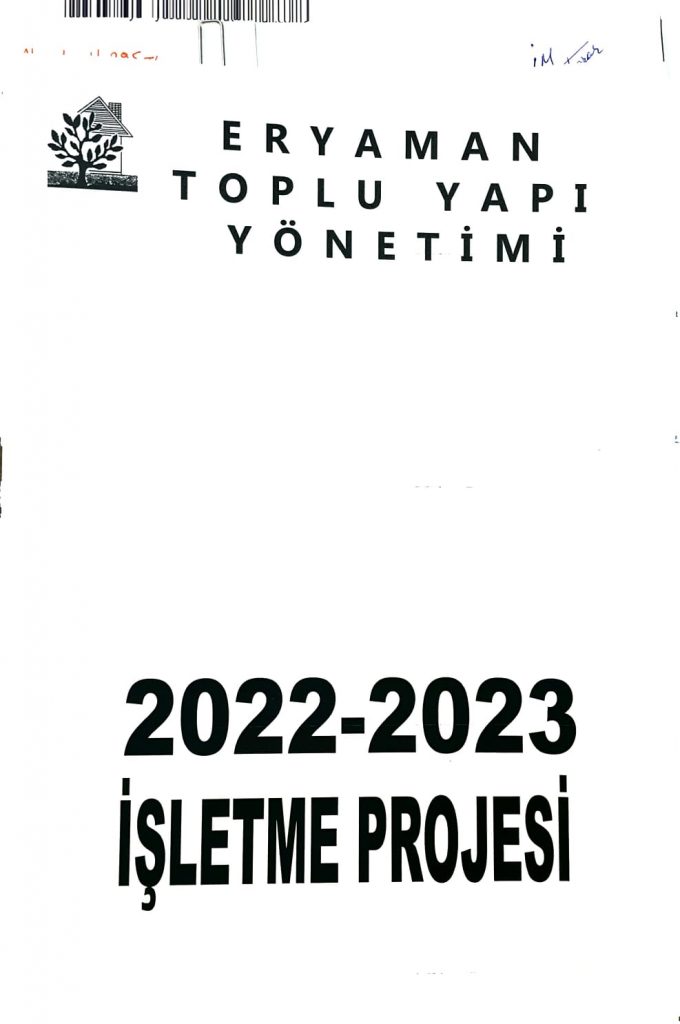 2022-2023 İşletme Projesi 2022 2023 isletme projesi